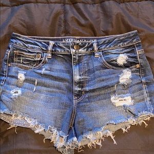 American Eagle High-Rise Festival Denim Short